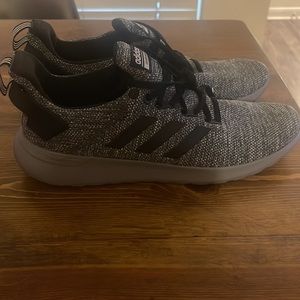 Grey cloudfoam mens adidas running tennis shoes